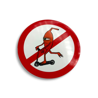 TOY MACHINE | No Scooters Sticker