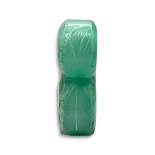 Ricta Clouds skateboard wheels in translucent green, 56mm, wrapped in plastic