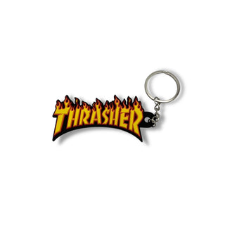 THRASHER Flame Logo Keychain