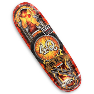 REAL | 4Q Cathedral - Max Schaff Tribute Skateboard Deck | 9.1" Egg