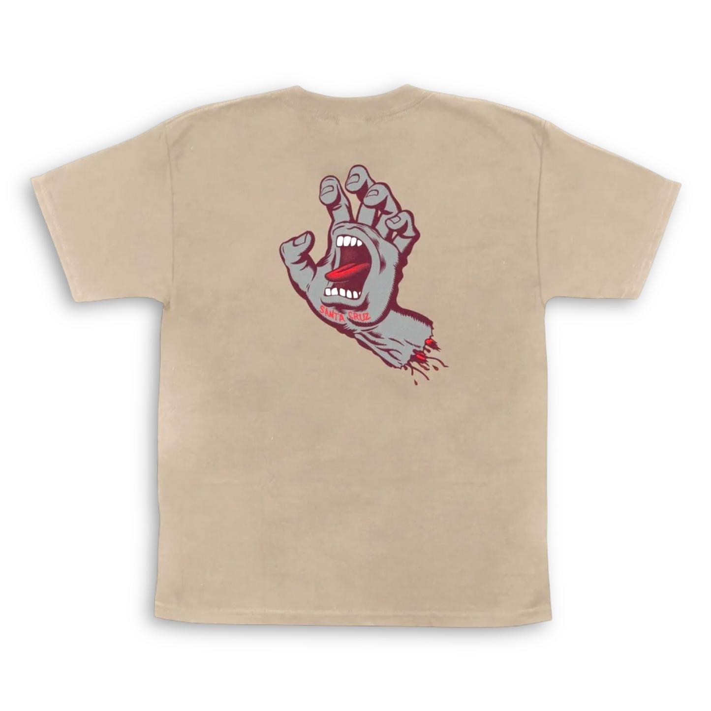 SANTA CRUZ | Screaming Hand Youth T-Shirt | Sand