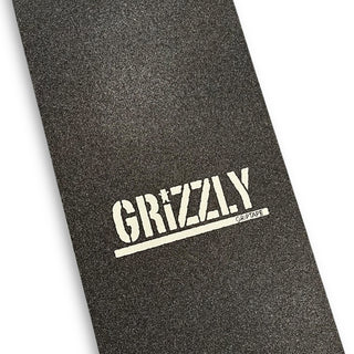 GRIZZLY | White Logo Graphic Griptape Sheet