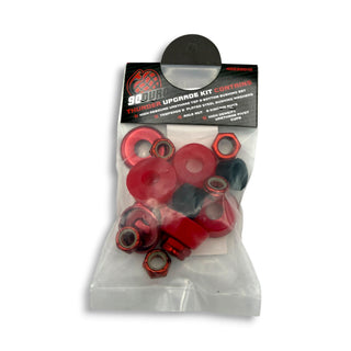 Thunder 90du red skateboard bushing rebuild kit in clear packaging