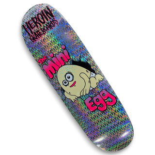 HEROIN | Mini-Egg Holographic Foil | Pro Skateboard Deck | 8.3"