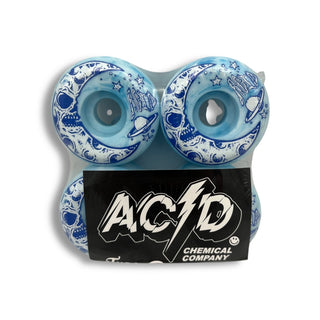 ACID | Moon - Blue & White Swirl Wheels | 53mm / 101a