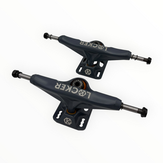 GRIND KING | Locker Matte Grey Trucks Set | 8.25" / 8.5"