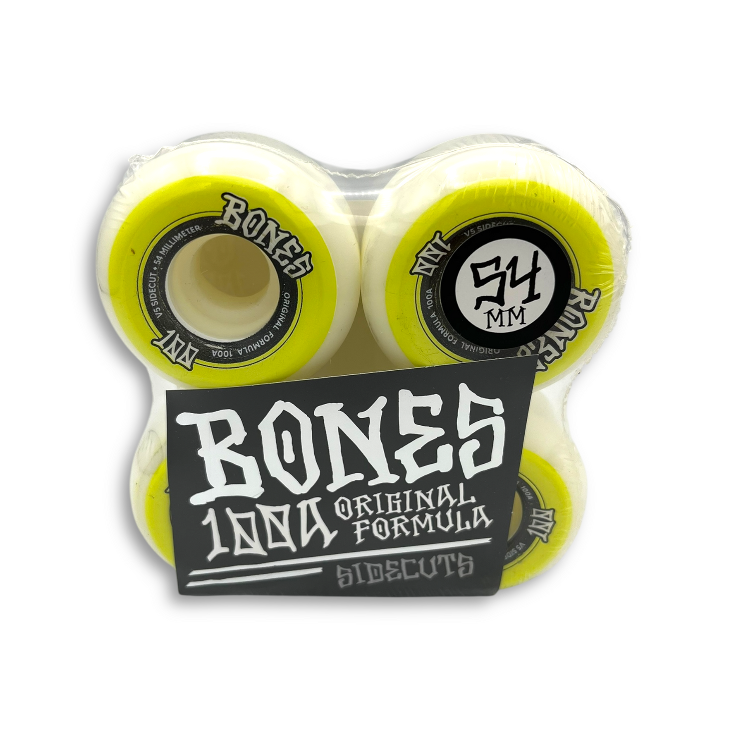 BONES | OG 100s - V5 Sidecut White Wheels | 54mm / 100a