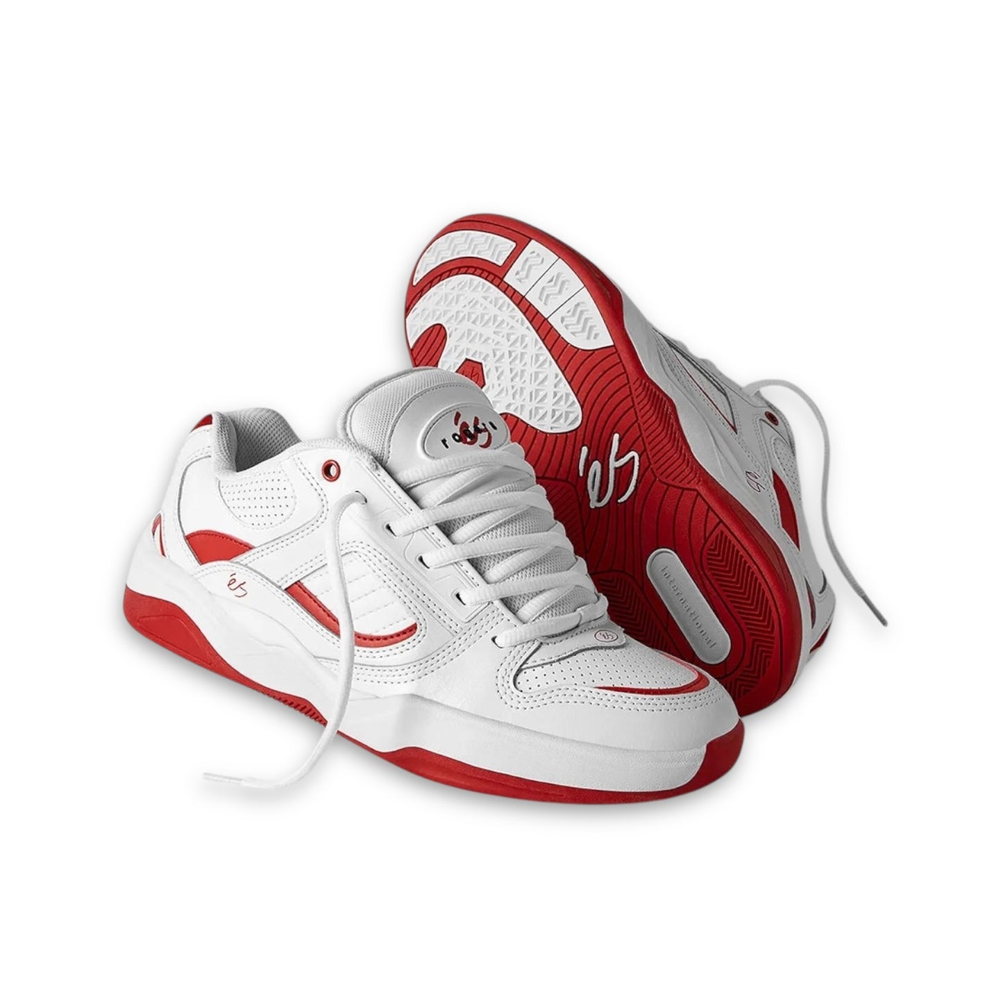 éS Shoes | TJ Rogers | Red / White