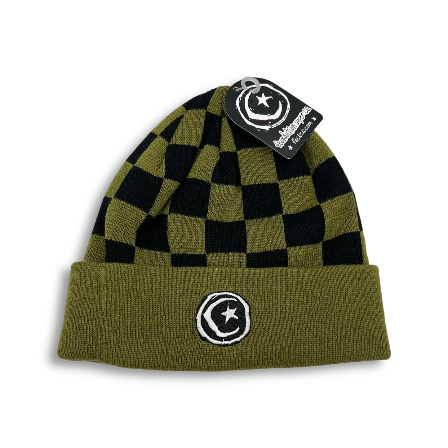 FOUNDATION | Star & Moon - Checkered Beanie