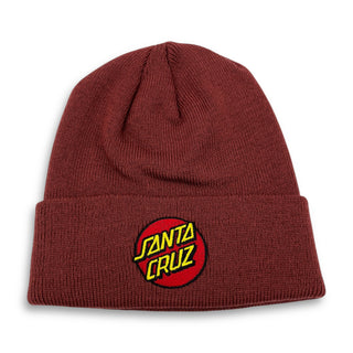 SANTA CRUZ | Classic Dot - Maroon Beanie
