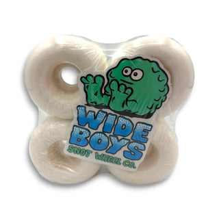 SNOT | Wide Boys - Skateboard Wheels - White | 56mm / 99a