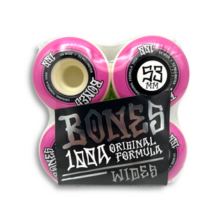 BONES | OG 100s - V4 Wide White Wheels | 53mm / 100a