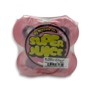 OJ Wheels Super Juice 55mm 78a transparent pink skateboard wheels 4-pack