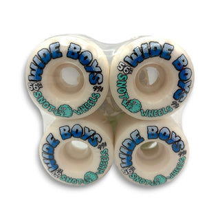 SNOT | Wide Boys - Skateboard Wheels - White | 56mm / 99a