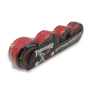SPITFIRE | Formula Four Radial Full | Thrasher Collab Skateboard Wheels | Red - 58mm / 99a