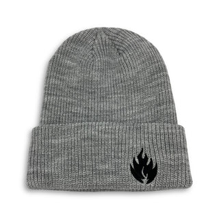 BLACK LABEL | Flame Beanie | Grey