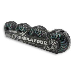 SPITFIRE | Formula Four Classic - Floral Skateboard Wheels | 55mm / 99a Black