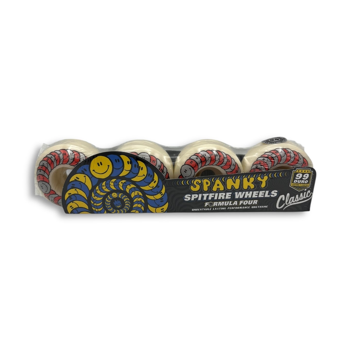 SPITFIRE | Formula Four Classic | Happy - Spanky Pro Skateboard Wheels | 52mm / 54mm - 99a