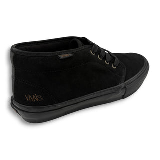 Vans Skate Chukka Atiba mid-top sneaker in all-black suede with black sole