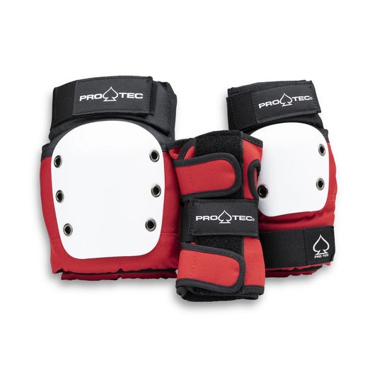 PRO-TEC | Junior 3-Pack Pad Set | Youth Medium - Red