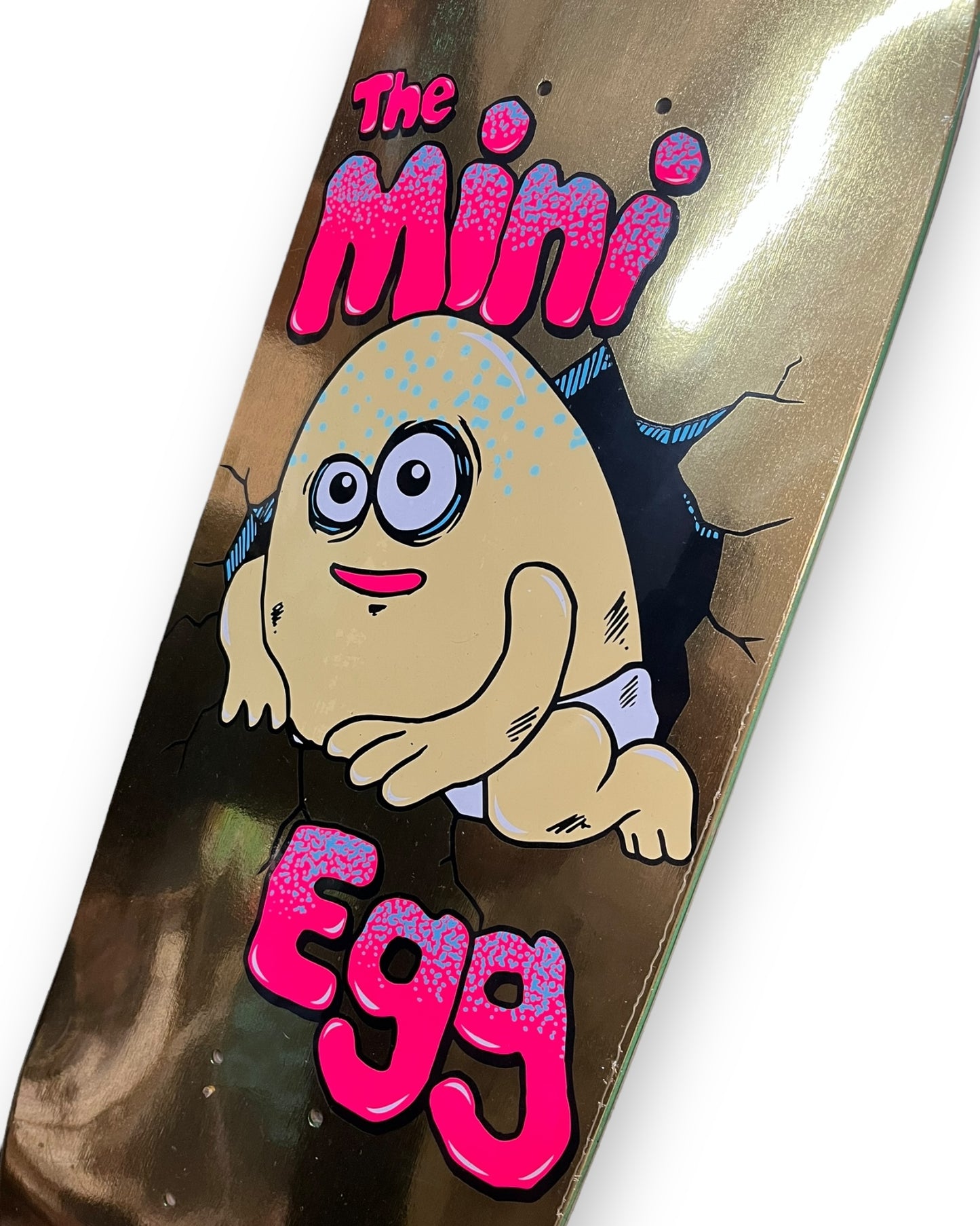 HEROIN | Golden Mini-Egg Skateboard Deck | 8.38"