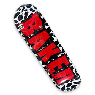 BAKER | Zebra Print Brand Logo - Rowan Zorilla Pro Skateboard Deck | 8.4"
