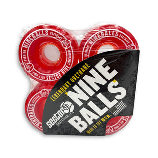 SECTOR 9 | Nineball Red Cruiser Wheels | 61mm / 78a