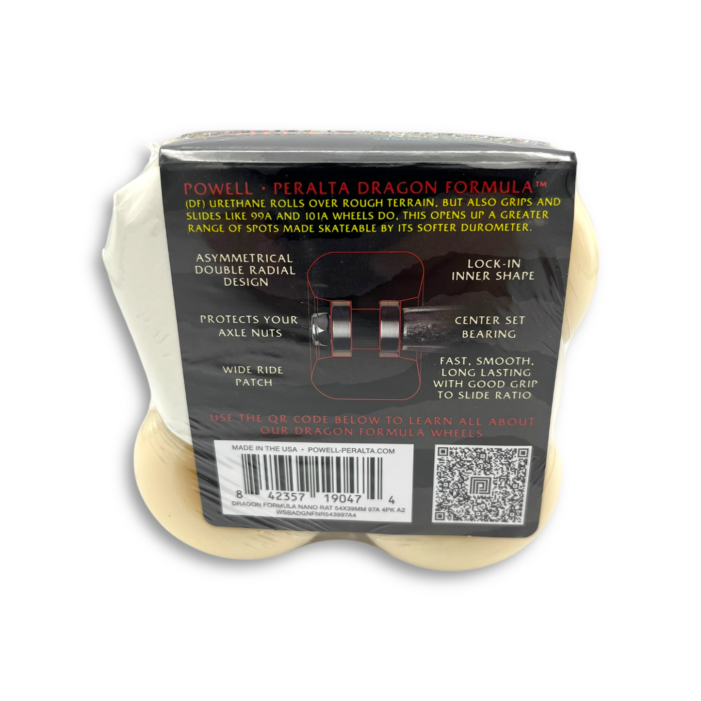 POWELL PERALTA | Nano Rats - Dragon Formula Wheels | 54mm x 39mm / 97a