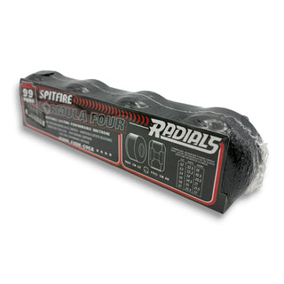 SPITFIRE | Formula Four Radials Ransom Wheels- Black | 53mm / 99a