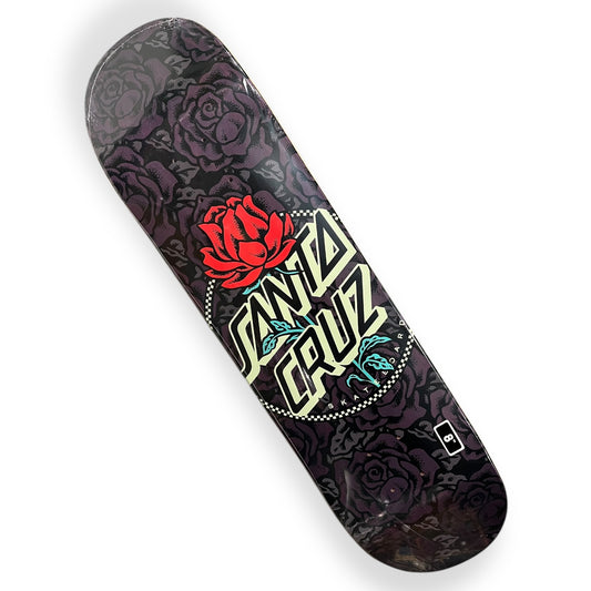 SANTA CRUZ | Rosette | Team Pro Skateboard Deck | 8.0"