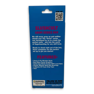 SLUSHCULT | Oval Logo Black | "Grom" Series 009 Fingerboard Complete