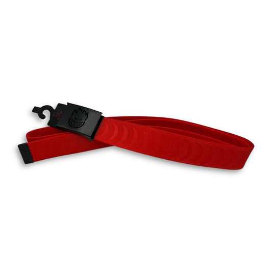 SPITFIRE | Bighead Embossed Swirl - Red Web Belt