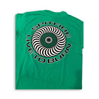 SPITFIRE | Live To Burn Classic - Shirt | Irish Green