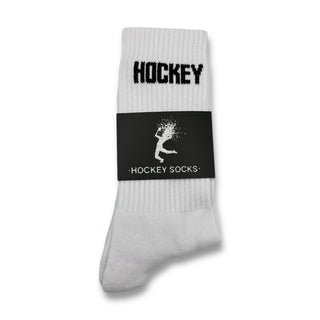 HOCKEY | Logo Socks | White