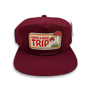 HAPPY HOUR | Have A Nice Trip | Burgundy Hat