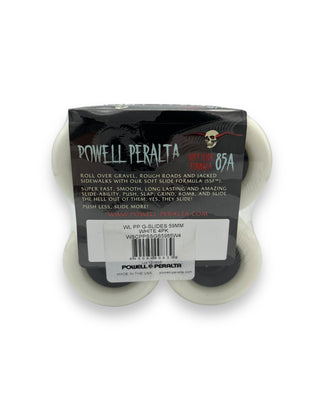 POWELL PERALTA | G-Slides Skateboard White Wheels | 56mm | 59mm / 85a