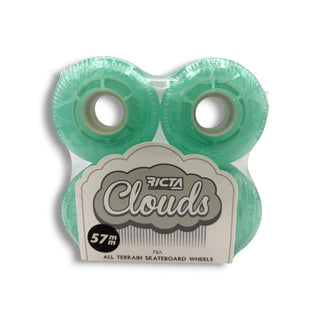 Ricta Clouds mint green 57mm 78a all terrain skateboard wheels set of four