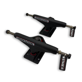 INDEPENDENT | Flat Black Bar Logo | Standard Truck Set | 139mm
