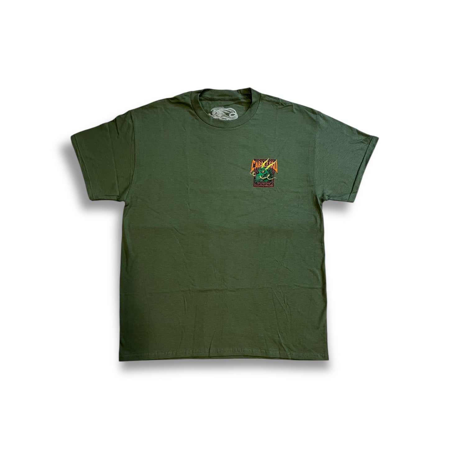 POWELL PERALTA | Caballero Street Dragon Shirt | Army Green