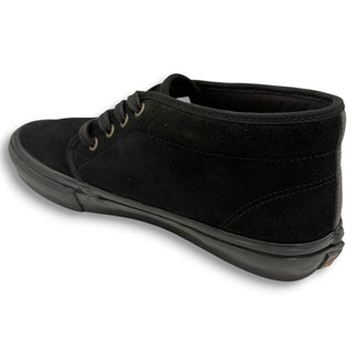 Vans Skate Chukka Atiba mid-top sneaker in all-black suede with black sole