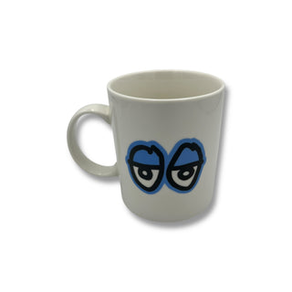 KROOKED | Strait Eyes Mug | White