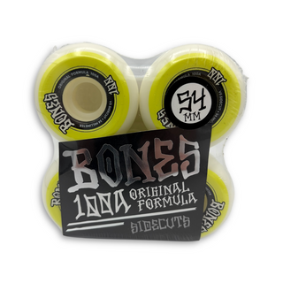 BONES | OG 100s - V5 Sidecut White Wheels | 54mm / 100a