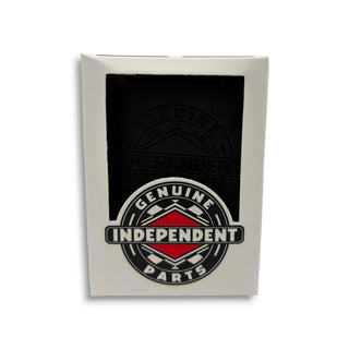 Independent Genuine Parts black rubber shock pads in white branded packaging box