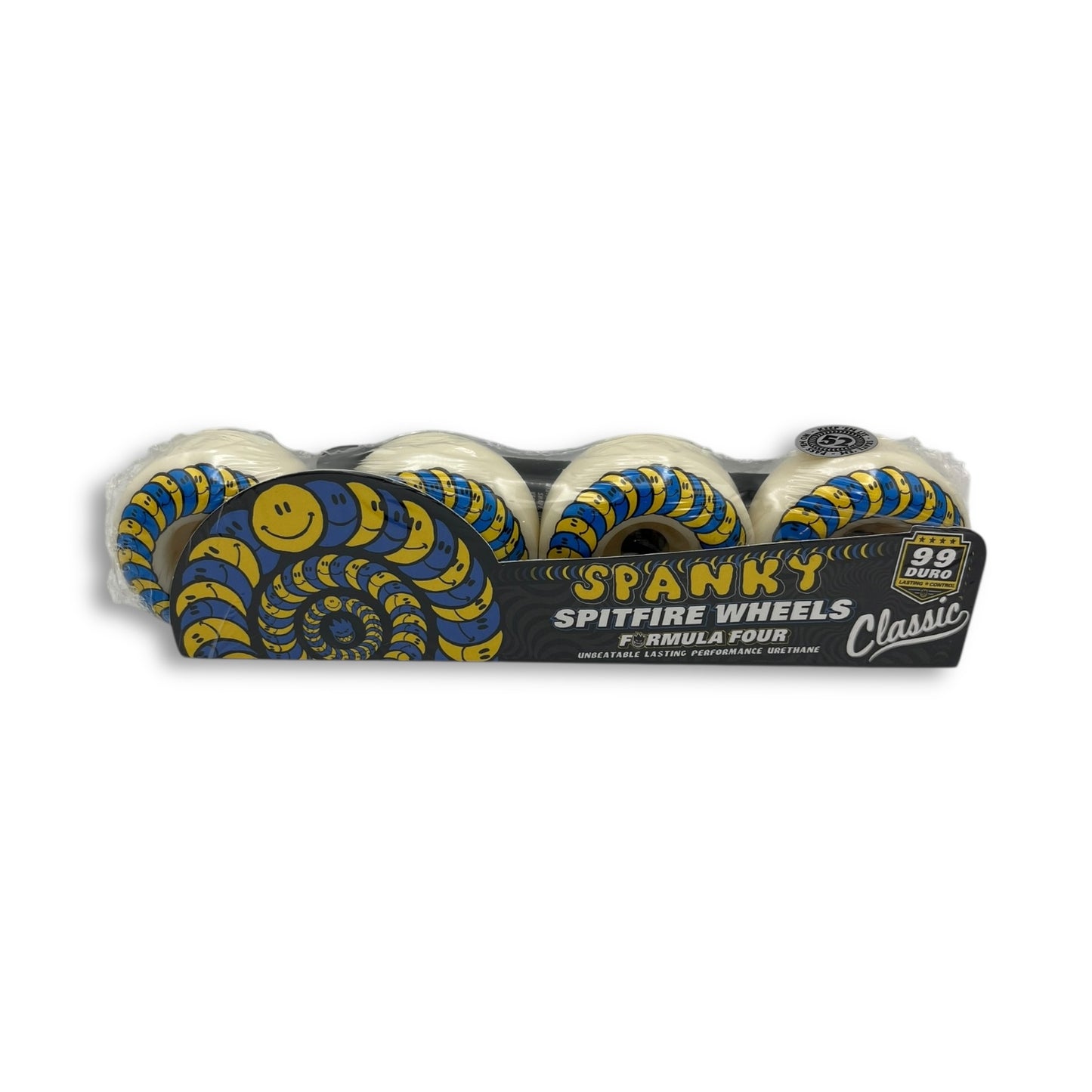 SPITFIRE | Formula Four Classic | Happy - Spanky Pro Skateboard Wheels | 52mm / 54mm - 99a