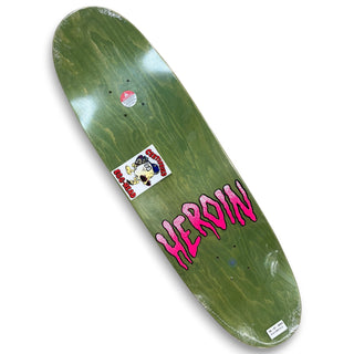 HEROIN | Mini-Egg Holographic Foil | Pro Skateboard Deck | 8.3"