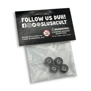SLUSHCULT | Grom Fingerboard Wheels | Charcoal Grey