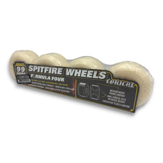 SPITFIRE | Formula Four Conical Full Wheels - Yellow Prints | 53mm / 99a