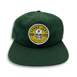 SHAKE JUNT | Skull Green Snapback Hat