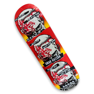 BLACK LABEL | Never Stop - Omar Hassan Pro Skateboard Deck | 9.0"