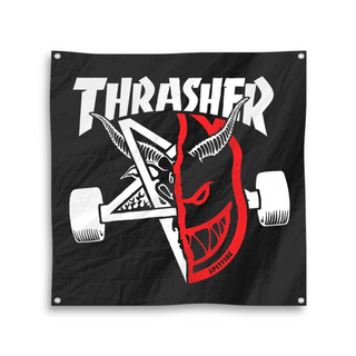THRASHER x SPITFIRE | Thrash & Burn Cloth Banner